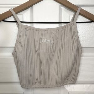 NWT Lounge Underwear Crop Top - Size Medium